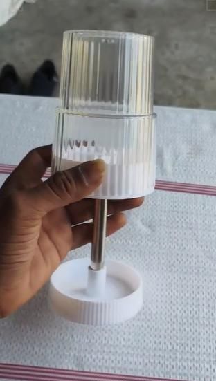 Plastic Portable Transparent Toothbrush Holder (Pack of 2)